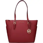 Michael Kors Röd Läder Axelväska