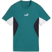 Puma T-shirts med korta ärmar ESS BLOCK TEE B pojkar - Grön - 13 / 14 Jahre