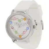 GUESS Analog klocka silver / vit