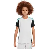 Nike Tränings T-Shirt Dri-FIT Strike - Vit/Svart/Turkos Barn, storlek XS: 122-128 cm
