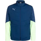 Puma Sportjacka 'Individual' mörkblå / grå / mint