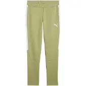 Puma Sportbyxa 'TeamEVOSTRIPE' oliv / vit