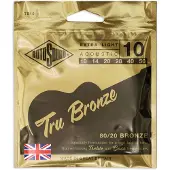 Rotosound Tru Bronze TB10 Brass Alloy Acoustic Guitar Strings 10-50
