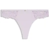 BOSS Lace briefs with mesh pleating and gold charm