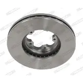 FERODO Bromsskivor DDF2469 fram, ventilerad, 2 Stycke