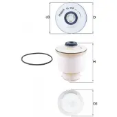 MAHLE ORIGINAL Bränslefilter KX573D