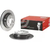 Brembo Bromsskiva 08B80411 bak, full, 1 Stycke