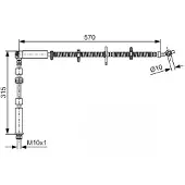 Bosch Bromsslang 1 987 481 A63