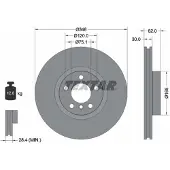Textar Bromsskiva 92160905 fram, ventilerad, 1 Stycke