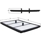 Knecht Luftfilter LX 5824