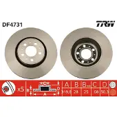 TRW Bromsskiva DF4731 TRW