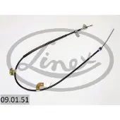 Linex Handbromsvajer 09.01.51 vänster