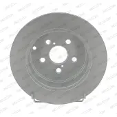 FERODO Bromsskivor DDF1406C bak, full, 2 Stycke