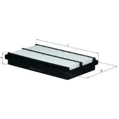 MAHLE ORIGINAL Luftfilter LX 1075