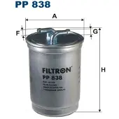 FILTRON Bränslefilter PP838