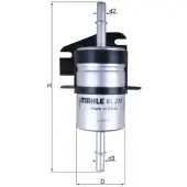MAHLE ORIGINAL Bränslefilter KL 238