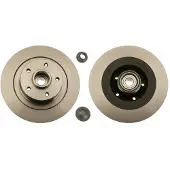 TRW Bromsskiva DF6126BS bak, full, 1 Stycke