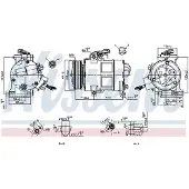 Nissens Kompressor för luftkonditionering 890249