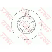 TRW Bromsskiva DF4775S fram, ventilerad, 1 Stycke