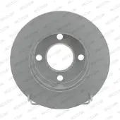 FERODO Bromsskivor DDF128C bak, full, 2 Stycke