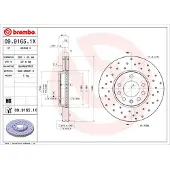 Brembo Bromsskiva XTRA LINE 09.9165.1X, 1 Stycke