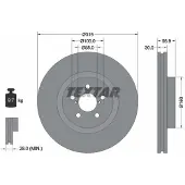 Textar Bromsskiva 92236503 fram, ventilerad, 1 Stycke