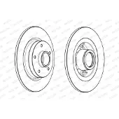 FERODO Bromsskiva DDF1731-1 bak, full, 1 Stycke