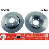 TRW Bromsskiva DF4212 TRW