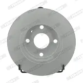 FERODO Bromsskivor DDF1283C bak, full, 2 Stycke