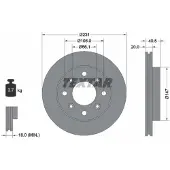Textar Bromsskiva 92158900 fram, ventilerad, 1 Stycke