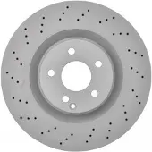 Bosch Bromsskiva 0 986 479 412 fram, ventilerad, höggradigt förkolnad, 1 Stycke