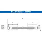Ate Bromsslang 24.5204-0295.3