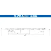 Ate Bromsvajer, handbroms 24.3727-3420.2