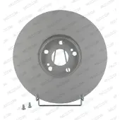 FERODO Bromsskiva DDF1405C-1 fram, ventilerad, 1 Stycke