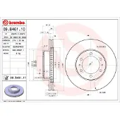 Brembo Bromsskiva 09B46111 fram, ventilerad, 1 Stycke