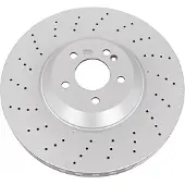 VAICO Bromsskiva V30-80065 fram, ventilerad, perforerad, 1 Stycke