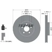 Textar Bromsskiva 92317203 fram, ventilerad, 1 Stycke
