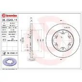 Brembo Bromsskiva 08C54011 bak, full, 1 Stycke