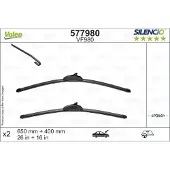 Valeo Torkarblad Silencio 577980, 650/400mm, Front, 2 Stycke