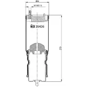 FEBI BILSTEIN Luftfjäder, hyttfjädring 35436
