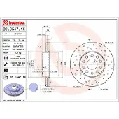 Brembo Bromsskiva XTRA LINE 09.C547.1X, 1 Stycke