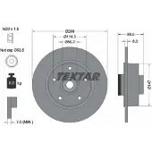 Textar Bromsskiva 92196003 bak, full, 1 Stycke