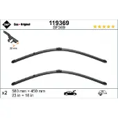 SWF Torkarblad Visioflex 119369, 580/450mm, Front, 2 Stycke