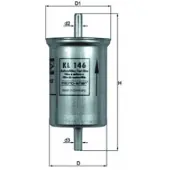 Knecht Bränslefilter KL 146