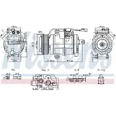 Nissens Kompressor för luftkonditionering 891060