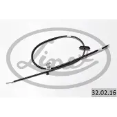 Linex Handbromsvajer 32.02.16 vänster