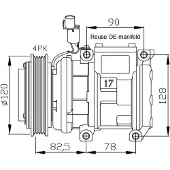 NRF Kompressor för luftkonditionering 32449