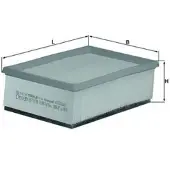 MAHLE ORIGINAL Luftfilter LX 1033