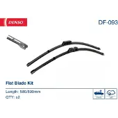 Denso Torkarblad DF-093, 590/580mm, Front, 2 Stycke