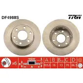 TRW Bromsskiva DF4988S, 1 Stycke